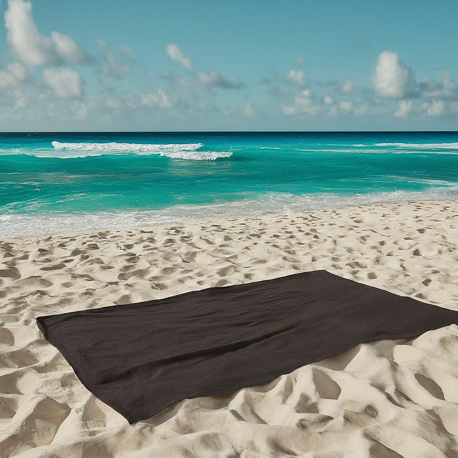 Aqua Bliss Towel – Black - bala.pk