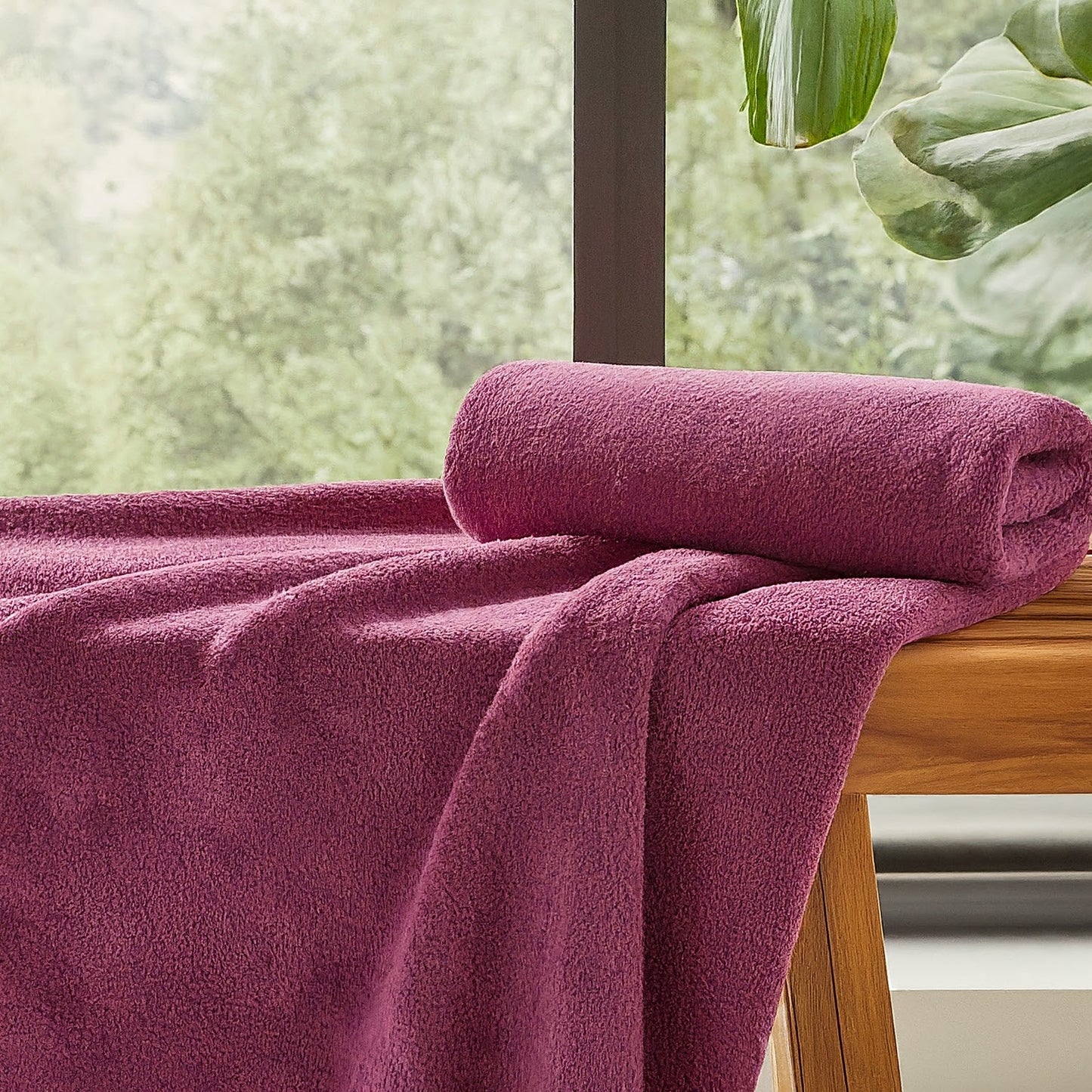 Aqua Bliss Towel – Maroon - bala.pk