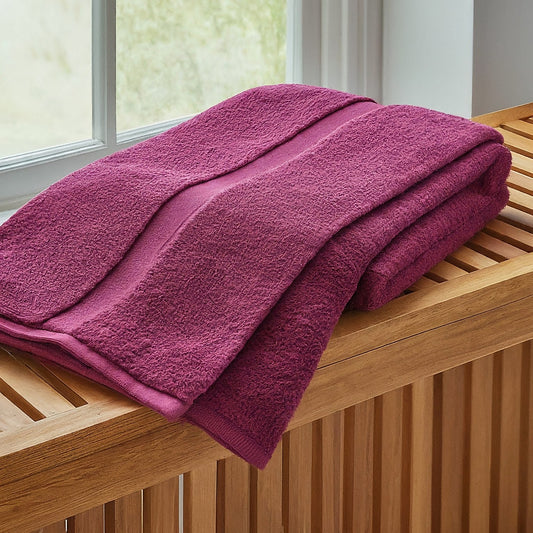 Aqua Bliss Towel – Maroon - bala.pk