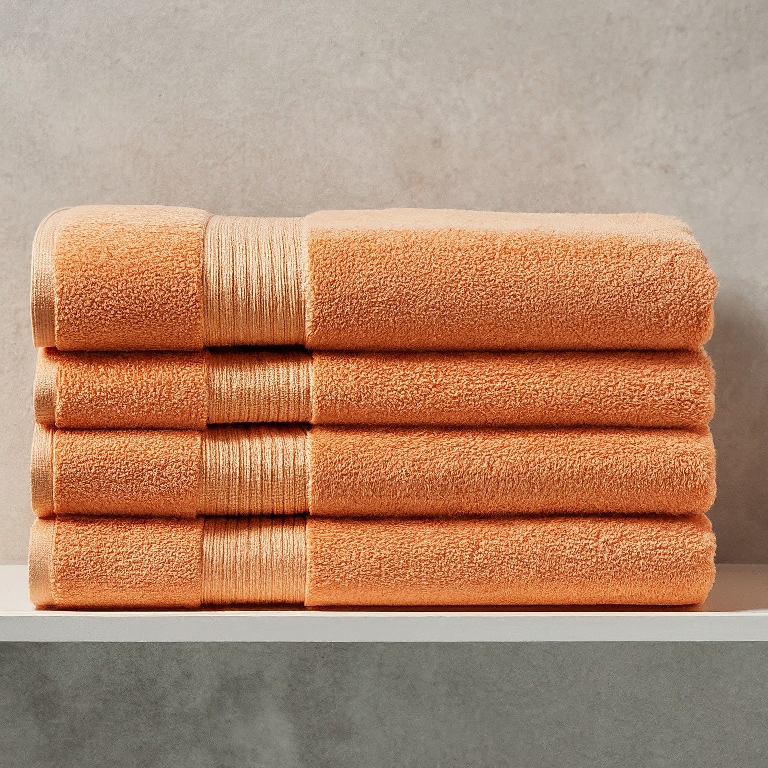 Aqua Bliss Towel – Orange - bala.pk