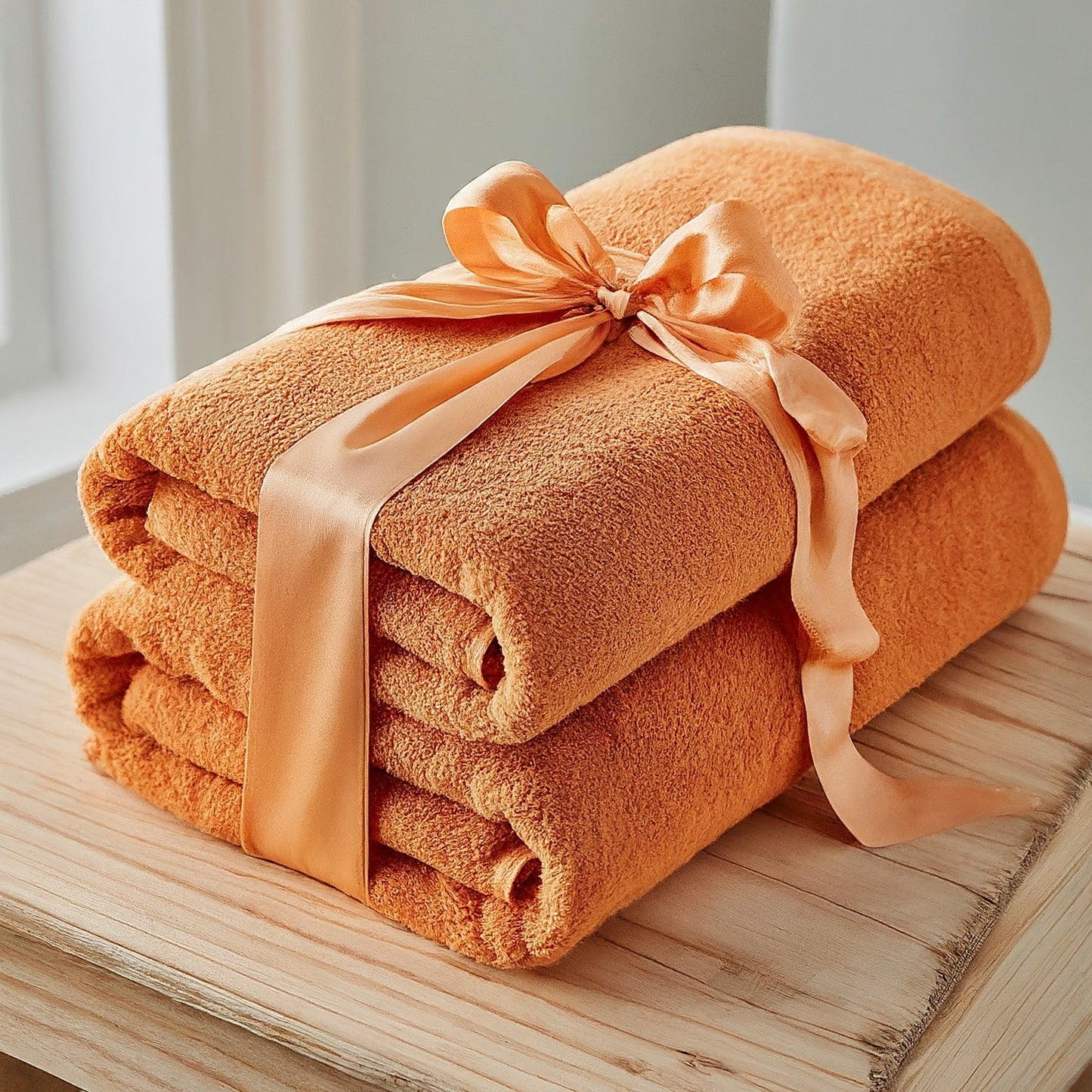 Aqua Bliss Towel – Orange - bala.pk