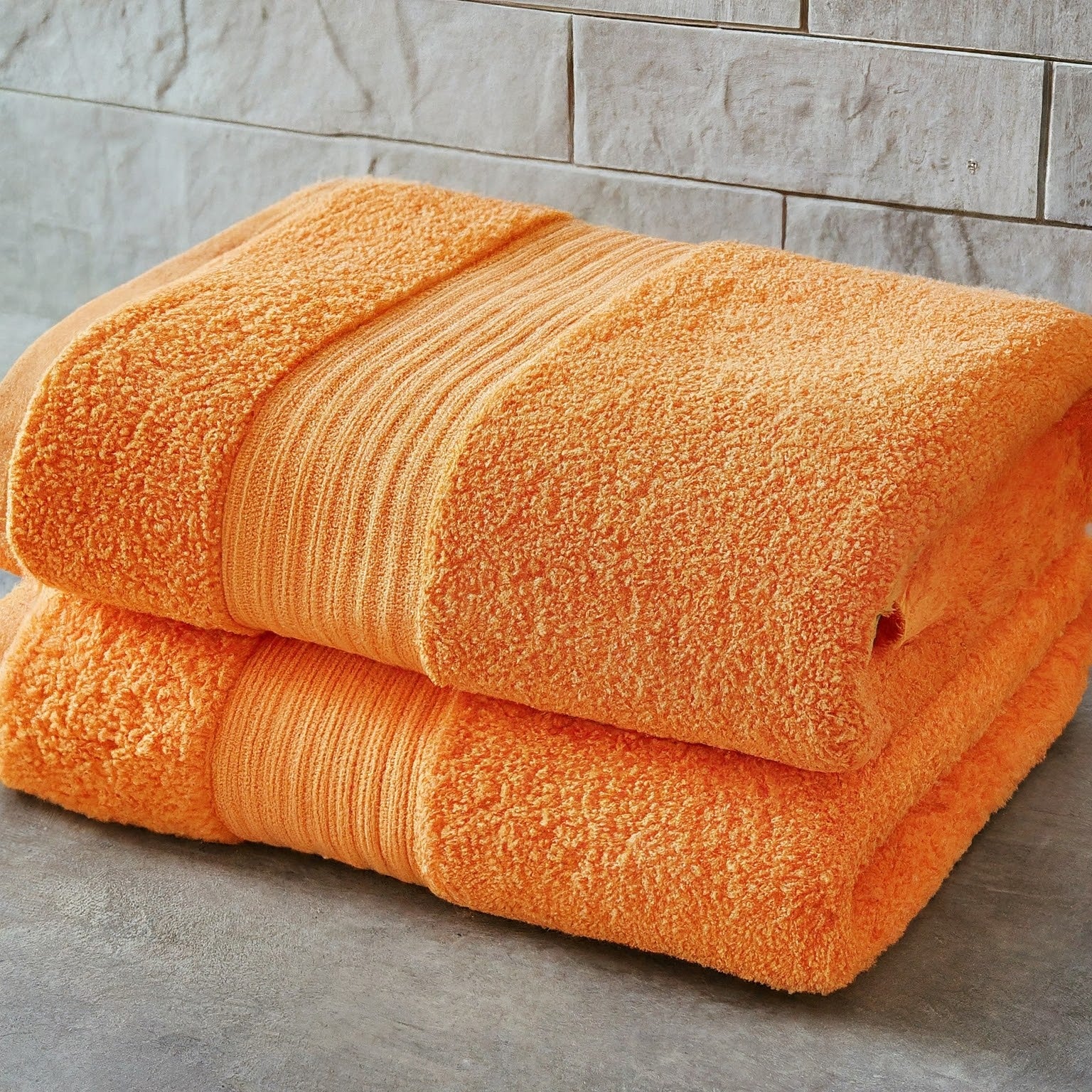 Aqua Bliss Towel – Orange - bala.pk