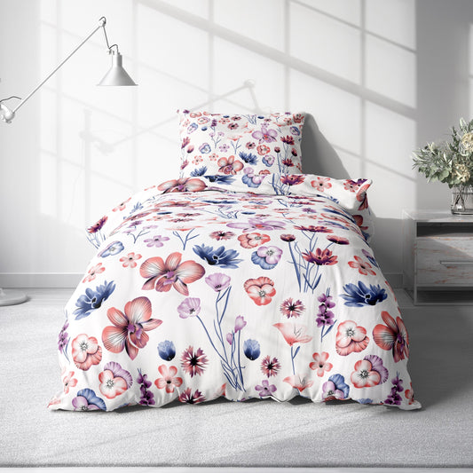 Bedsheet Set with Beautiful Flower Patterns