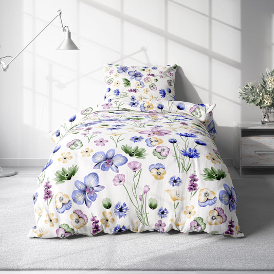 Bedsheet Set with Beautiful Flower Patterns 2