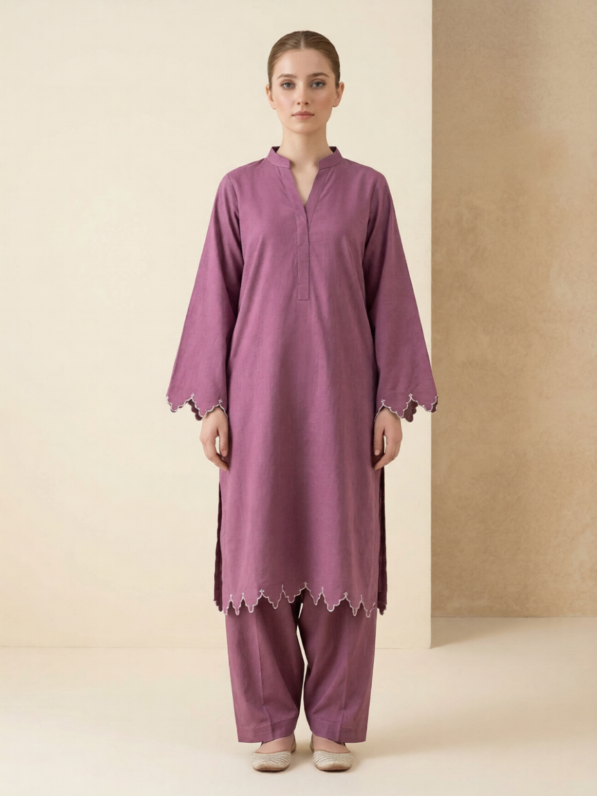 Mauve Minimalist 2 Piece