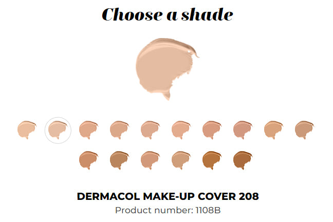 DERMACOL MAKE-UP COVER 208 - bala.pk